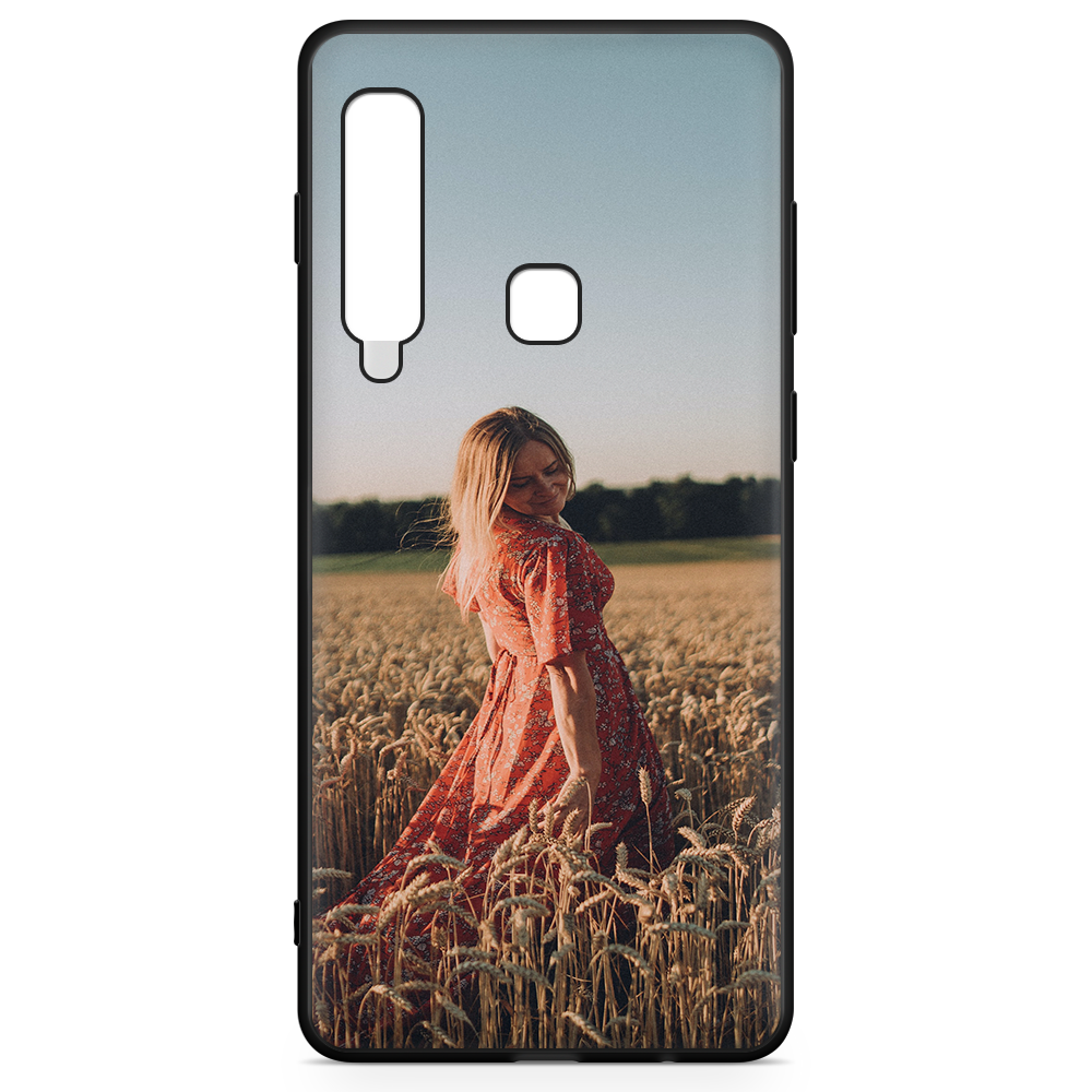 Samsung Galaxy A9 2018 Custom Case - Black Bumper